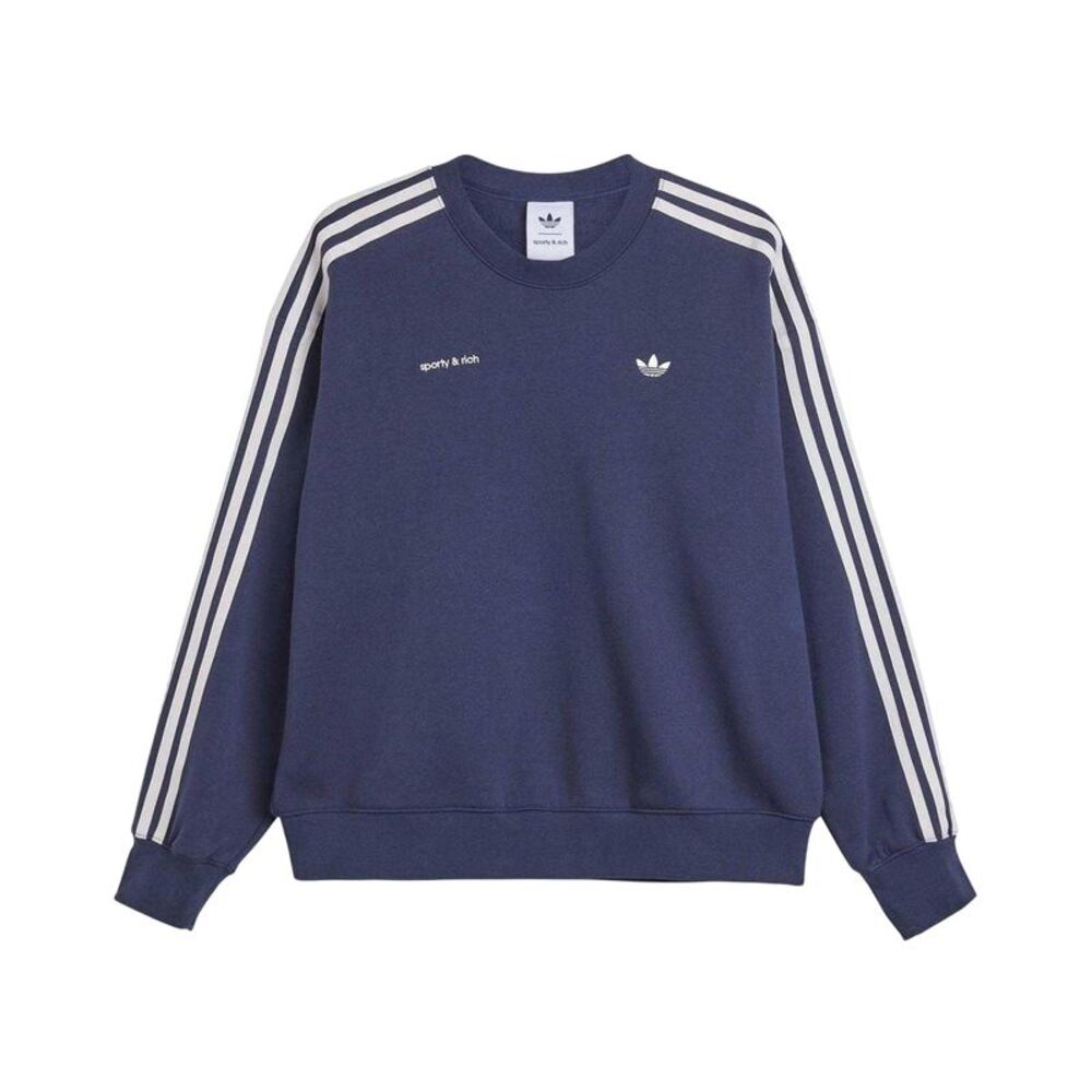 Adidas Womens/Ladies Originals X Sporty & Rich Sweatshirt / Night Navy